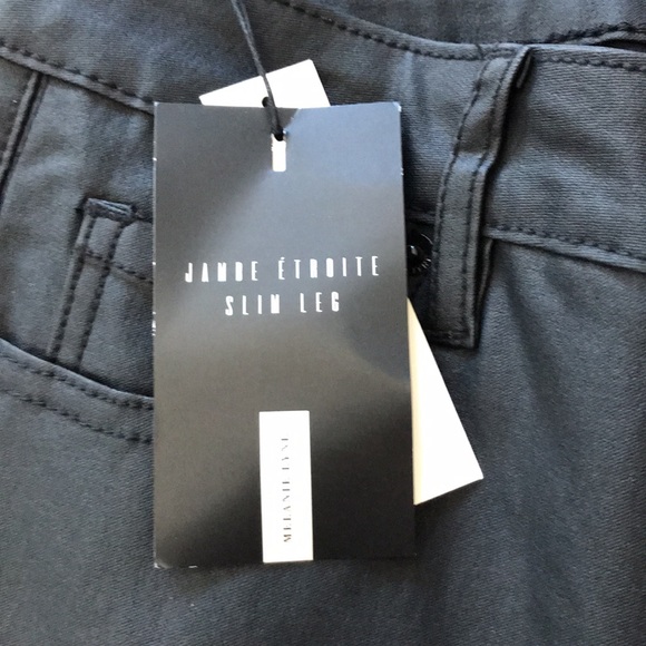 Melanie Lyne Coated black skinny pants NWT size 8 - Picture 2 of 7